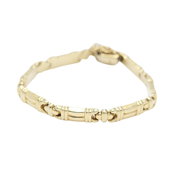 pulsera chapada en oro de 18k