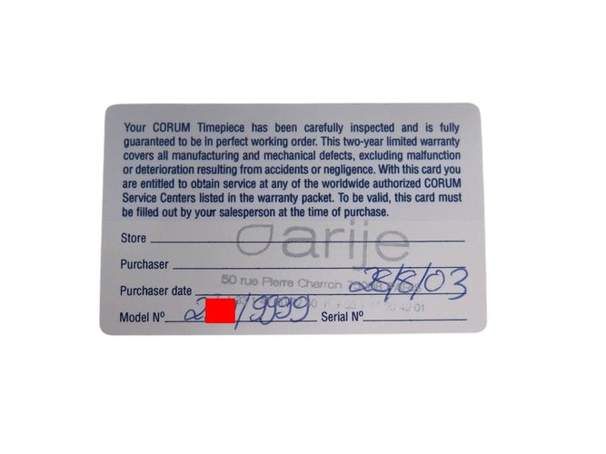 Montre montre CORUM admiral cup legend 985.633.20 automatique 44mm ed. limitee 58 Facettes 267778