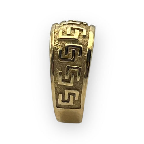 Bague 59 Bague grecque en or jaune 58 Facettes 149053861