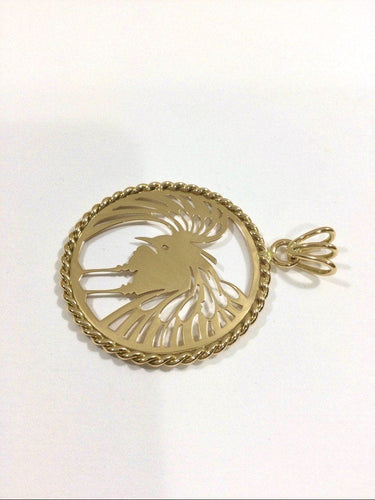 Pendentif Pendentif Phénix Or Rose 58 Facettes