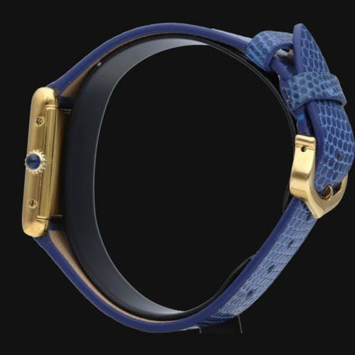 Cartier Mostra Tank Prata dourada 