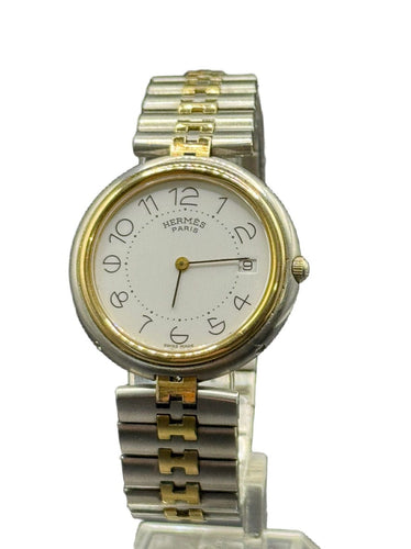 Montre Hermès - Montre Clipper - Or/Acier - Bracelet Hermès 58 Facettes