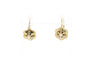 Boucles d'oreilles Boucles d'oreilles Art Nouveau en or jaune serties de perles 58 Facettes B424