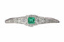 Bracelet Bracelet Art déco raffiné des années 1920, émeraude et diamants – Sophistication intemporelle 58 Facettes 25014-0038