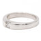 Bague 49 Cartier Bague Solitaire Tank Or blanc Diamant 58 Facettes 2308539CN