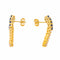 Boucles d'oreilles Boucles d'oreilles Pendantes Or jaune Saphir, Diamant 58 Facettes 4324641CN