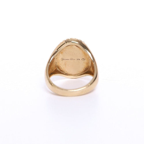 Bague 43 Bague Chevalière Yvonne Leo or jaune 58 Facettes 100347