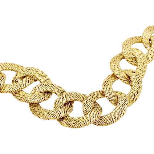 Bracelet Bracelet Georges Lenfant, maillons "paillettes". 58 Facettes 34697