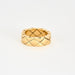 Bague 55 CHANEL - Bague matelassée or jaune 58 Facettes