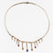 Collier Collier en or et ses saphirs de couleur 58 Facettes 24-166