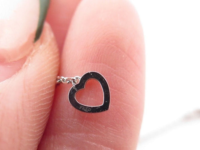 Collier collier FRED pretty woman xs en or blanc et diamant 58 Facettes 259314