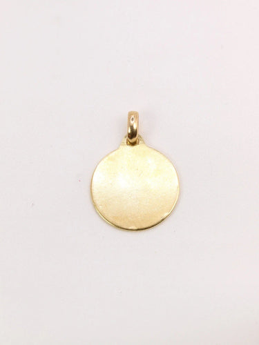 Pendentif Médaille Amour Augis "L'originale" or jaune Plus qu’hier moins que demain 58 Facettes J463