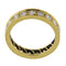 Bague 54.5 Bague d'éternité en or jaune avec diamants 58 Facettes G3697