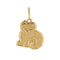 Pendentif Pendentif or jaune chat 58 Facettes CVP104