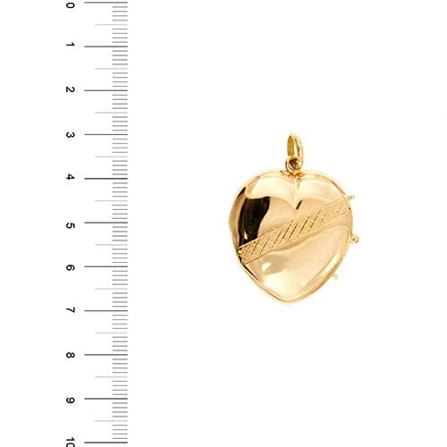 Pendentif Pendentif porte-photo en forme de cœur ouvrable 58 Facettes 38391