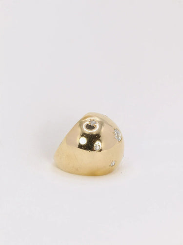 Bague 46 Bague boule diamants taille ancienne 58 Facettes J143