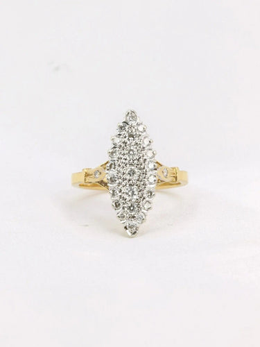 Bague Bague marquise vintage diamants 0,5 ct 58 Facettes J188