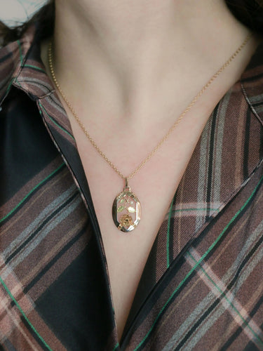 Pendentif Pendentif Art Nouveau or jaune perle 58 Facettes 1099.27