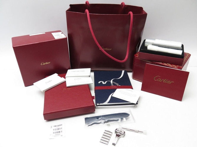 Montre montre santos de CARTIER gm acier automatique fullset 58 Facettes 260613