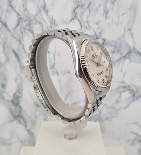 Montre ROLEX - Montre Datejust 36 Cadran Jubilee 58 Facettes 16234-1