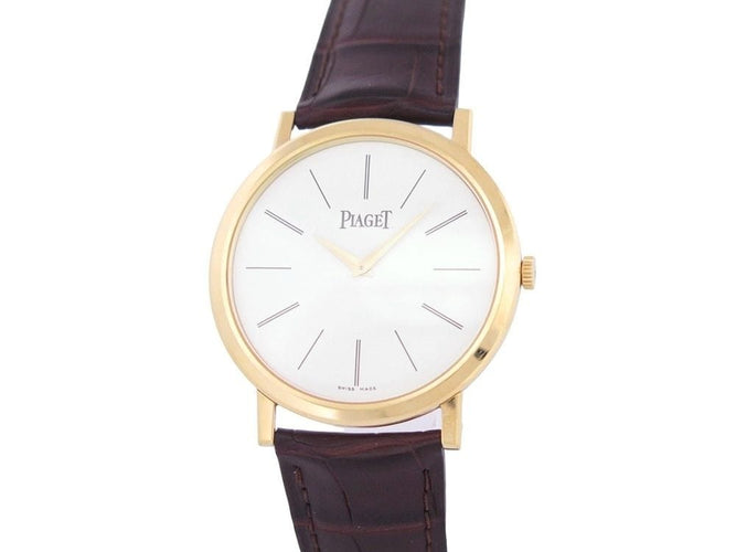 Montre montre PIAGET altiplano 38 mm mecanique or jaune 58 Facettes 259149