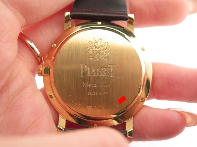 Montre montre PIAGET altiplano 38 mm mecanique or jaune 58 Facettes 259149