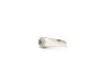 Bague Bague en or blanc avec saphir et diamants 58 Facettes