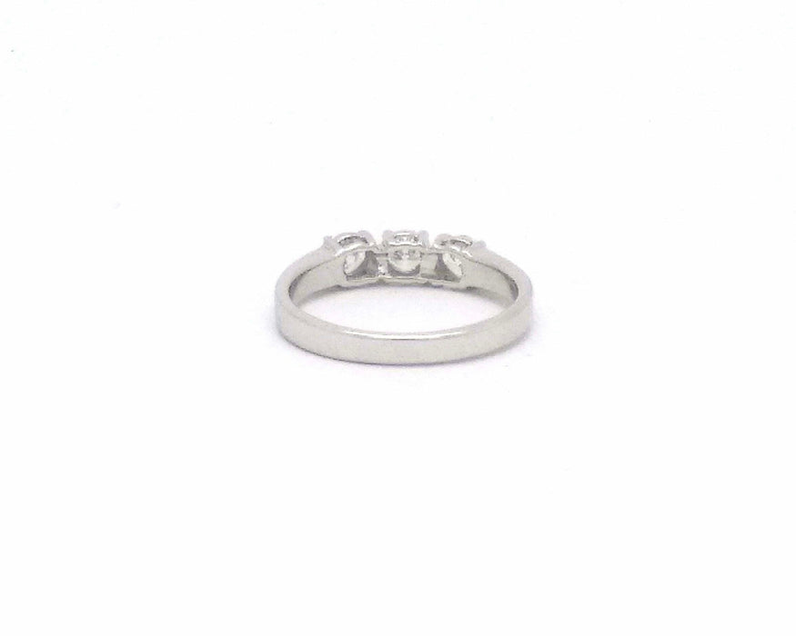 Bague Bague trilogie en or blanc et diamants 58 Facettes