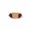 Bague 51.5 Bague or jaune, quartz rose 58 Facettes REF2524-291