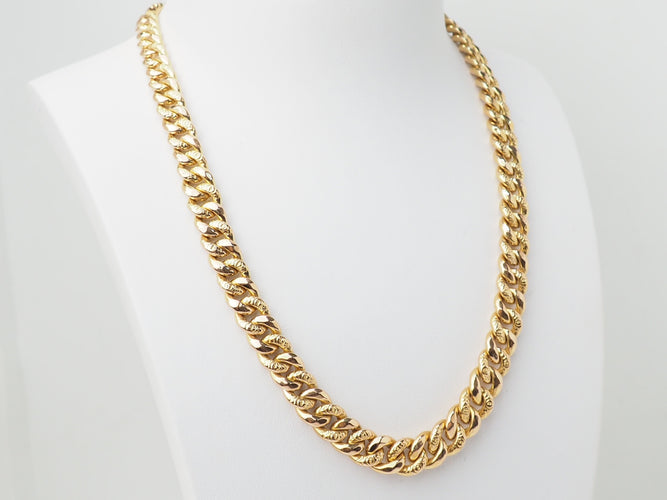 Collier Collier maille américaine en or jaune 58 Facettes 33476