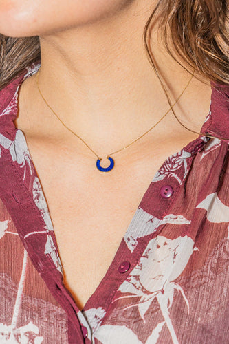 Collier Collier Or jaune Lapis Lazuli 58 Facettes 3332315CN