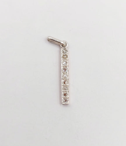 Pendentif Pendentif or rose et argent, diamant taille rose (circa 1890) 58 Facettes A06094