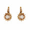 Boucles d'oreilles Boucles d'oreilles dormeuses or rose et perles de culture 58 Facettes CVBO35