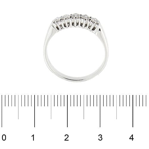 Riviere-Ring mit Diamanten 0,35 ct 
