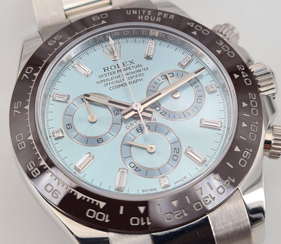 Montre ROLEX - Montre Daytona Platine Ice Blue 58 Facettes 116506