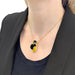 Clip Clip Van Cleef & Arpels, "Lucky Animals Chat", en or jaune, oeil de tigre et onyx. 58 Facettes 29925