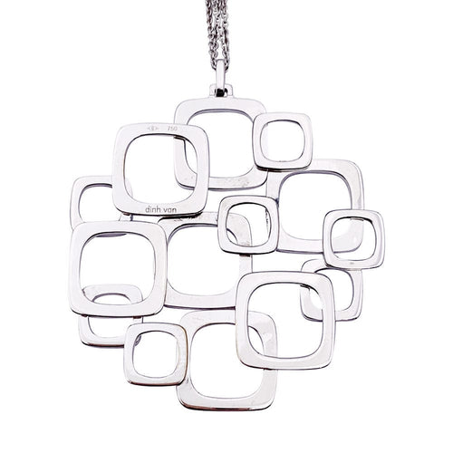 Collier Collier Dinh Van, "Surimpression", or blanc. 58 Facettes 33468