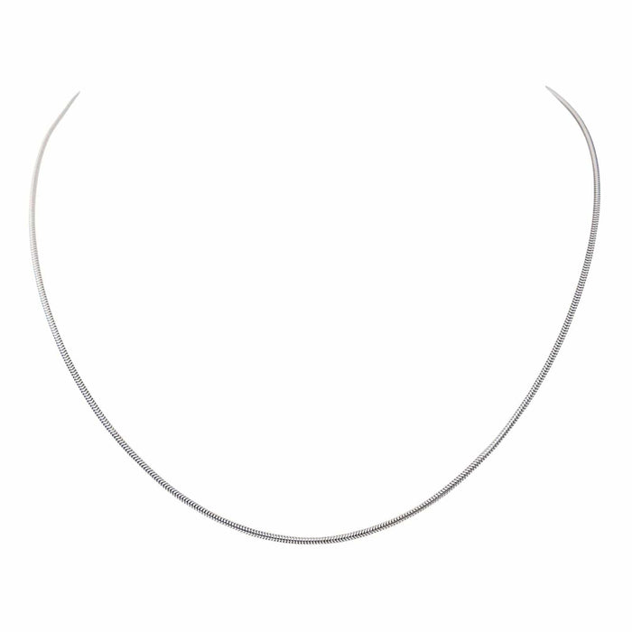 Collier Collier Maille serpentine Or blanc 58 Facettes 3332324CN