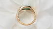 Bague 50 Bague chevalière en or jaune et cabochon jade 58 Facettes 31221