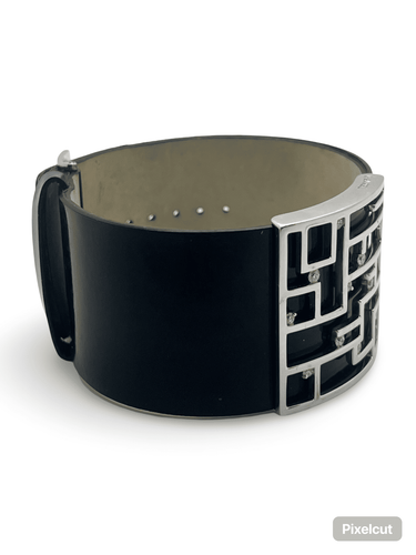 GAREL - Bratara din aur alb cu diamante