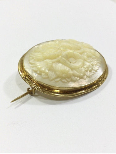 Pendentif Broche pendentif Or Et Nacre 58 Facettes 949001