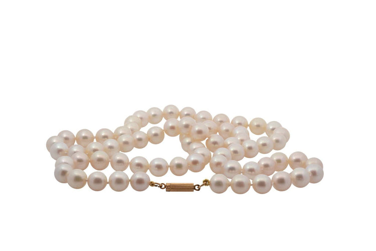 Collier Collier perles de culture et fermoir en or 18k 58 Facettes 27404