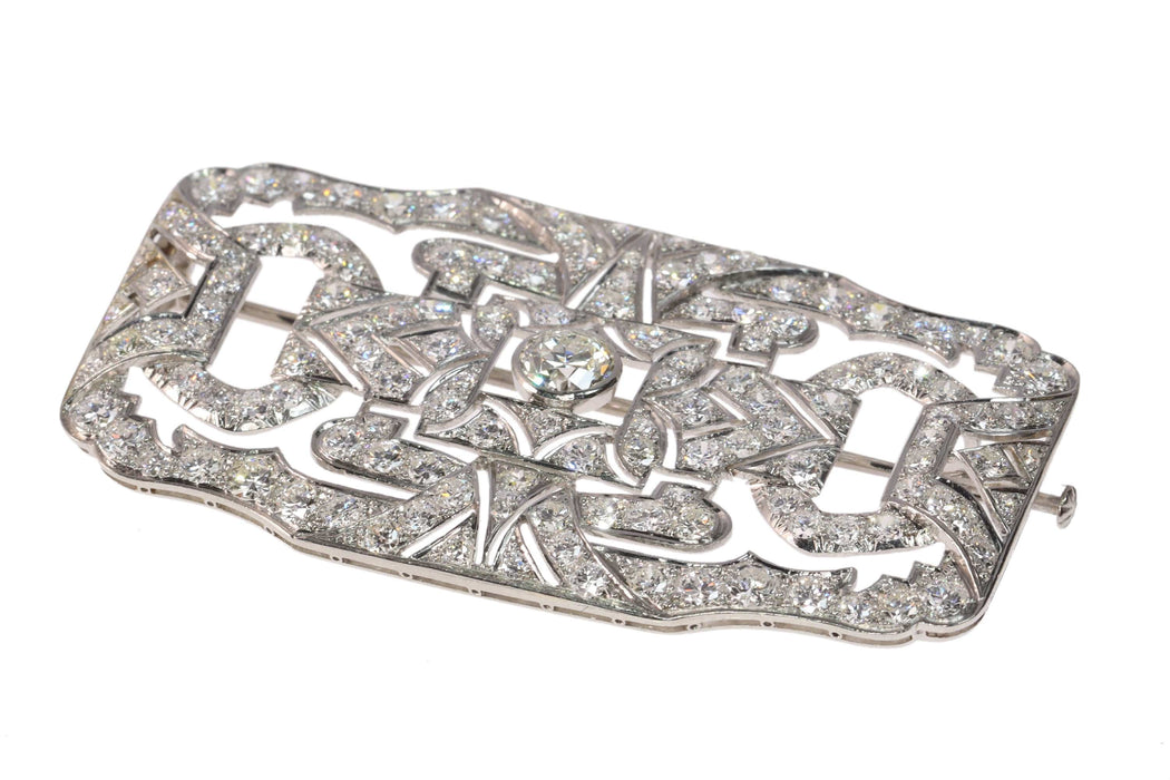 Broche Broche diamant Art Déco des années 1950 58 Facettes 24110-0138