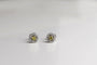 Boucles d'oreilles Boucles d'oreilles saphirs jaune diamants 58 Facettes