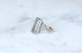 Bague 58 Bague Cocktail Aigue Marine 8,00 Cts sur Or Blanc 58 Facettes