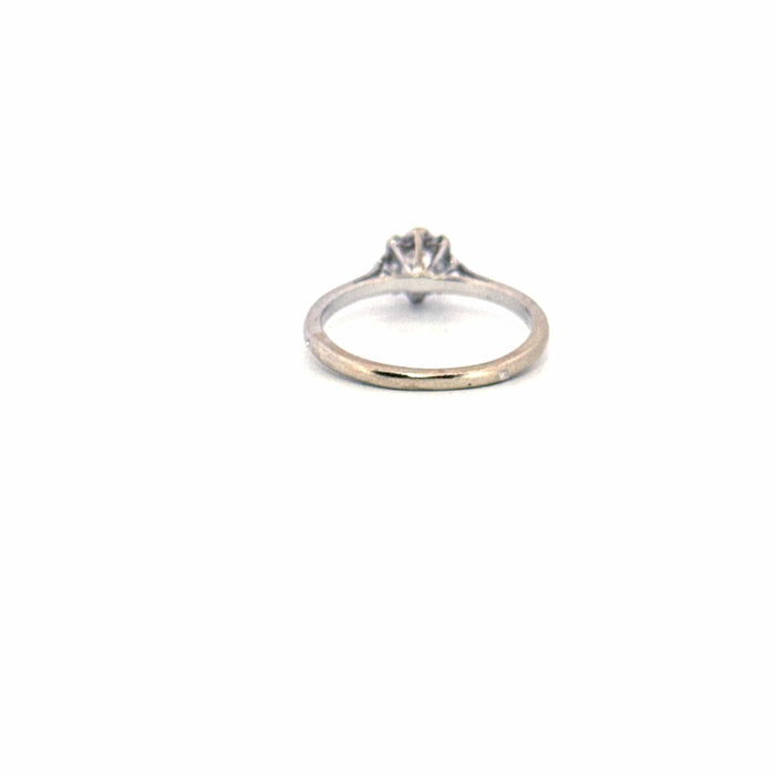 Bague 52 Solitaire Or Blanc Diamant 58 Facettes 1-GSJE484-01