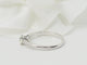 Bague 53 Bague solitaire en or blanc et diamant 0.41ct 58 Facettes 30920