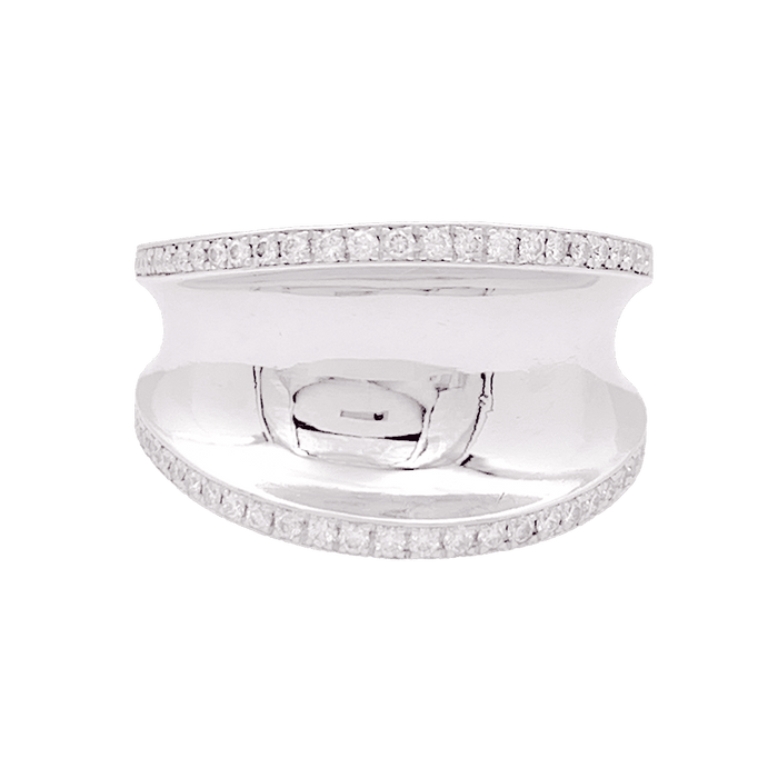 Bague 53 Bague Chopard "Impérial" or blanc, diamants. 58 Facettes 34150