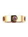 Bague 56 CARTIER. Collection "LOVE", bague or rose 18K et saphirs (full set) 58 Facettes