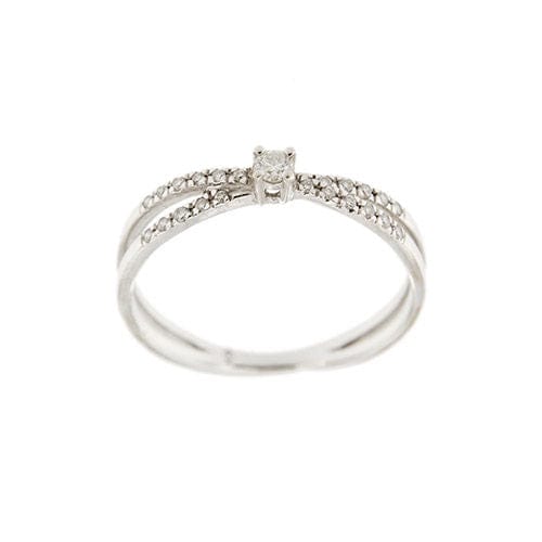 Bague 55 MAUBOUSSIN - Bague double avec diamants 58 Facettes 38611